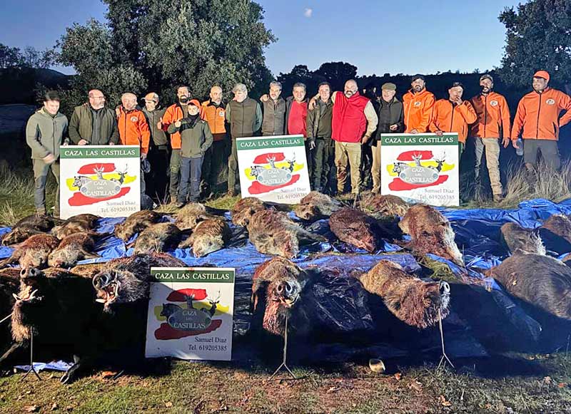 Resultado Montería La Mata de Pedro 2024 Caza las Castillas